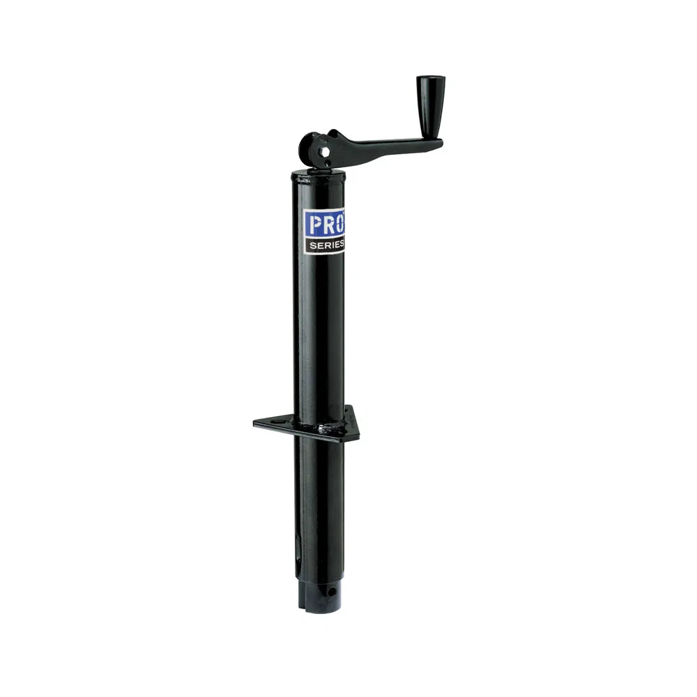 EA20000303 – PRO SERIES Trailer Tongue Jack, Manual A-Frame Trailer Jack 2000 Pound Capacity 8 To 22 Inch High Painte...